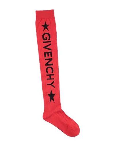 Shop Givenchy Short Socks In Red