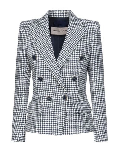 Shop Alexandre Vauthier Suit Jackets In Slate Blue