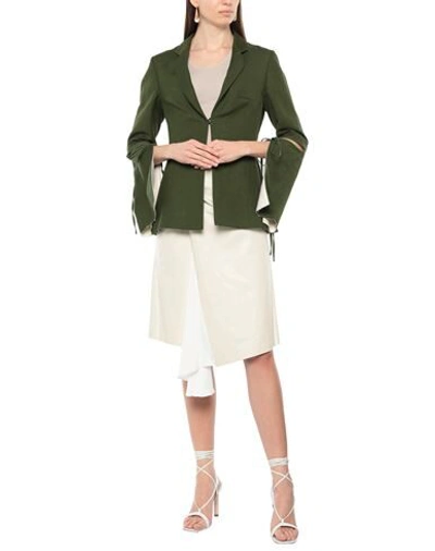 Shop Loewe Sartorial Jacket In Military Green