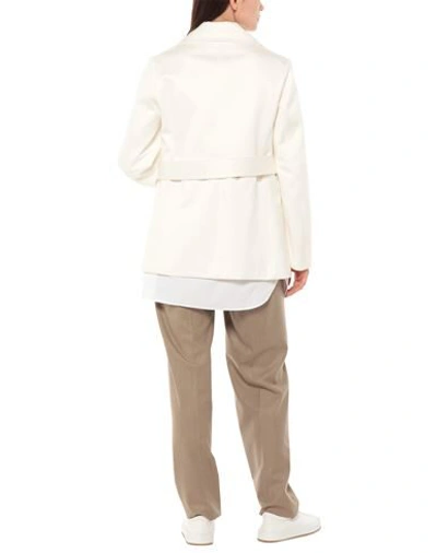 Shop Marni Woman Blazer White Size 4 Cotton