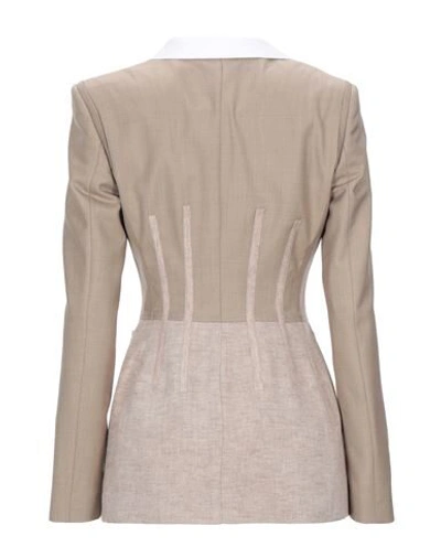 Burberry Suit Jackets In Beige