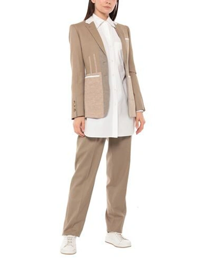 Burberry Suit Jackets In Beige