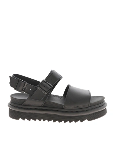 Shop Dr. Martens Voss Plateau Sandals In Black