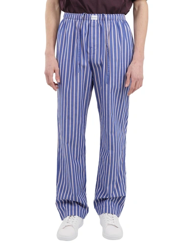 Shop Balenciaga Bi-colour Pyjama Pants In Rosso/blu