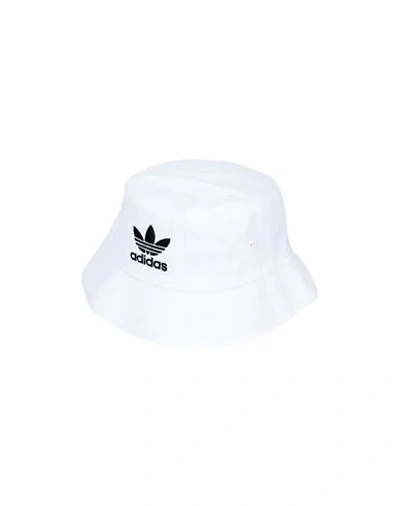 Shop Adidas Originals Bucket Hat Ac Hat White Size Onesize Cotton