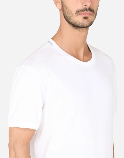 Dolce & Gabbana Short-sleeved Cotton T-shirt