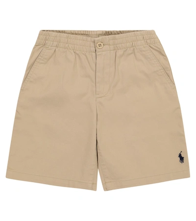 Shop Polo Ralph Lauren Stretch-cotton Shorts In Beige