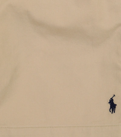 Shop Polo Ralph Lauren Stretch-cotton Shorts In Beige