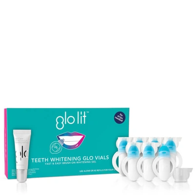 Shop Glo Science Glo Lit Teeth Whitening Glo Vials - 7 Glo Vials And Lip Care