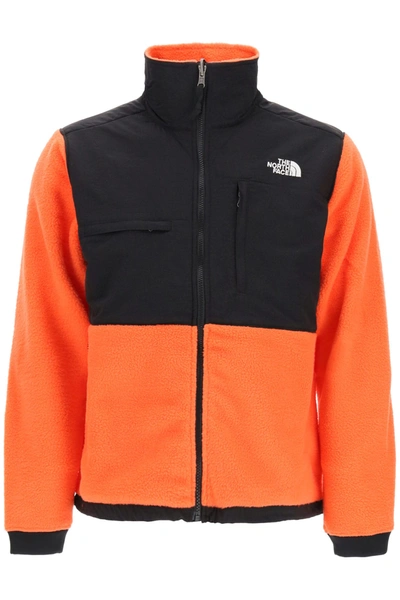 Shop The North Face Denali Blouson Sweatshirt In Flare (orange)