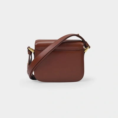 Shop Apc Grace Mini Hobo Bag - A.p.c. - Hazelnut - Leather In Brown