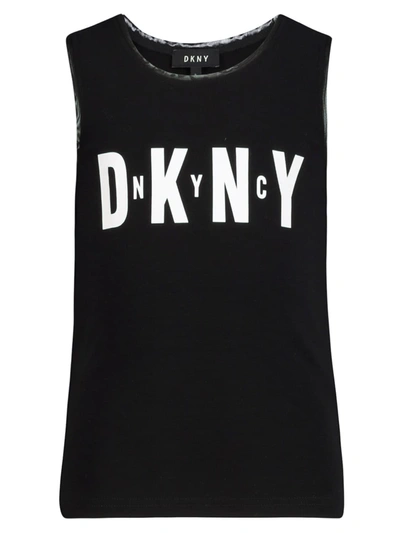 Shop Dkny Kids Top For Girls In Black