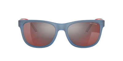 Armani Exchange Man Sunglasses Ax4103s In Dark Grey Mirror Red,yellow