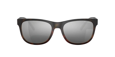Armani Exchange Man Sunglass Ax4103s In Mirror Silver Polar