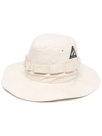 Shop Jil Sander Drawstring Hiking Hat In Neutrals