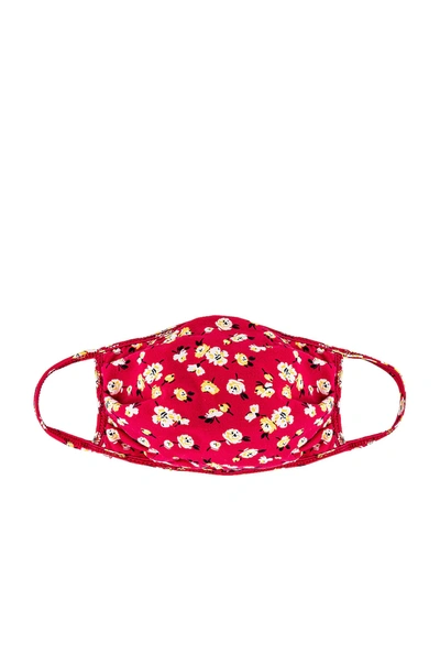 Shop Dr Barbara Sturm Protective Face Mask In Red Mini Floral