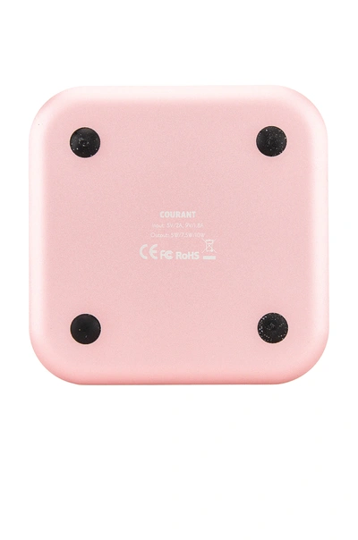 Shop Courant Catch:1 Wireless Charger In Dusty Rose