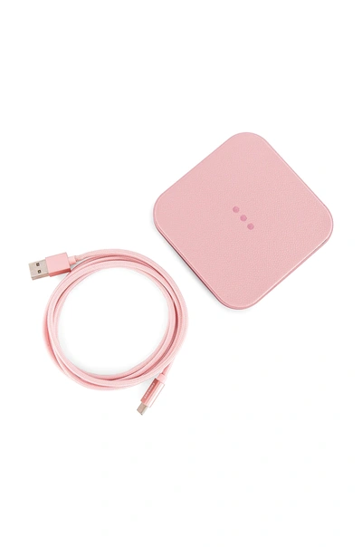 Shop Courant Catch:1 Wireless Charger In Dusty Rose