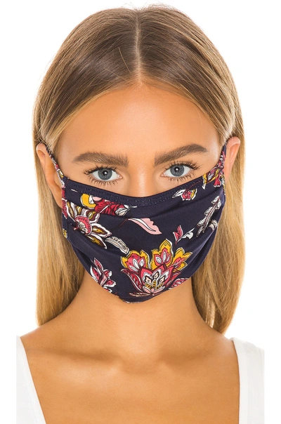 Shop Dr Barbara Sturm Protective Face Mask In Navy Boho Print