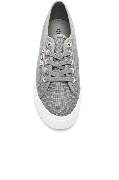 Shop Superga 2790 Platform Sneaker In Grey Sage
