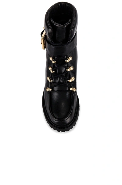 Shop Schutz Buckle Tractor Boot In Black