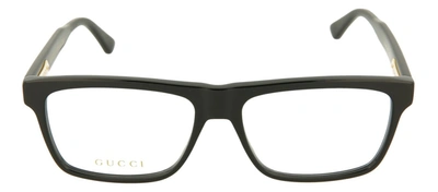 Shop Gucci Gg0269o-30002376001 Square/rectangle Eyeglasses In Clear
