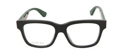 Shop Gucci Gg0342oa-30002869001 Square/rectangle Eyeglasses In Clear