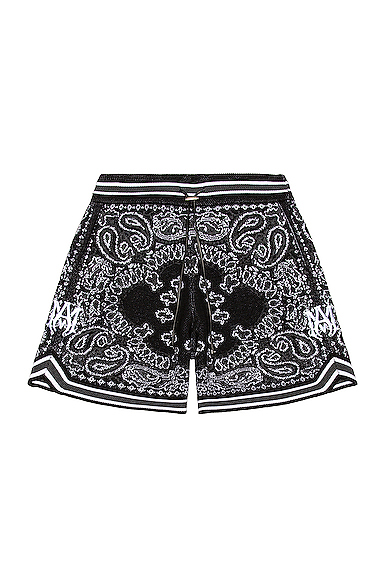 amiri paisley shorts
