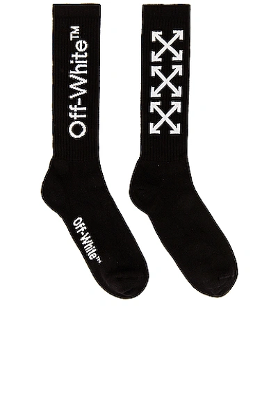 Shop Off-white Arrows Sock In Black