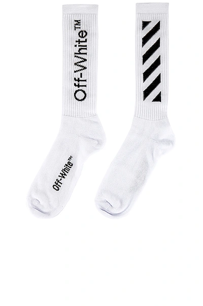 Shop Off-white Arrows Sock In White