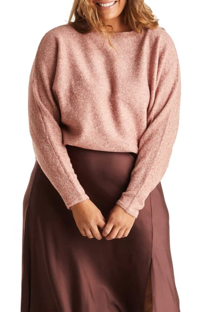 Shop Estelle Sadie Sweater In Blush
