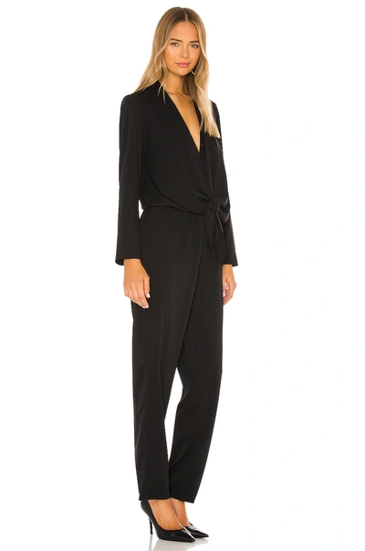 Shop Amanda Uprichard Laurie Jumpsuit In Black