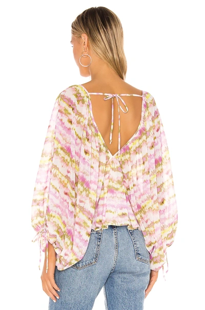 Shop Tularosa Nola Top In Orchid Multi Tie Dye