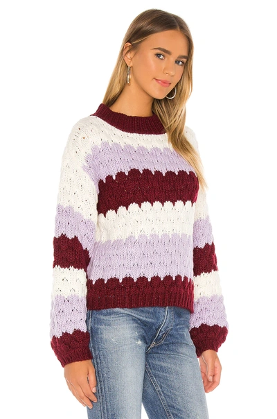 Shop Bb Dakota Hot Balloon Sweater In Steel Lavender