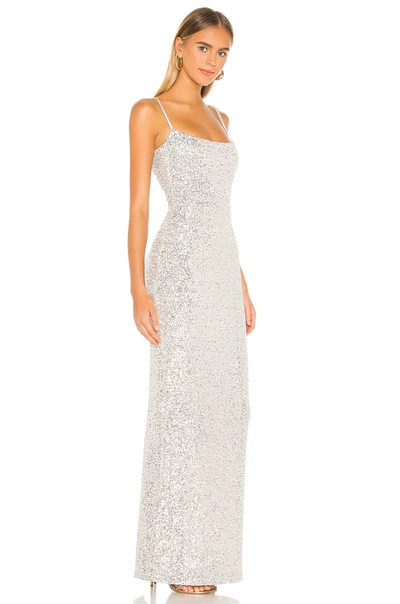 Shop Nookie Lovers Nothings Sequin Gown In Silver