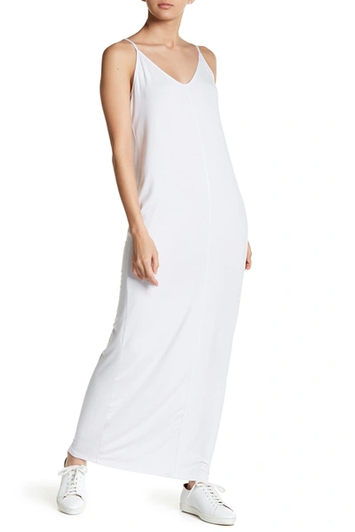 Shop Abound Knit V-neck Maxi Dress In White