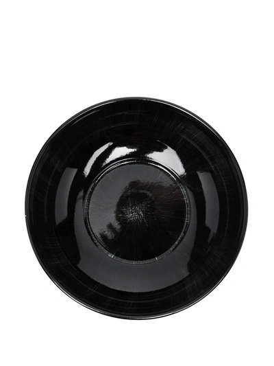 ANN DEUMELEMEESTER X SERAX BLACK SHADOW CERAMIC HIGH PLATE 