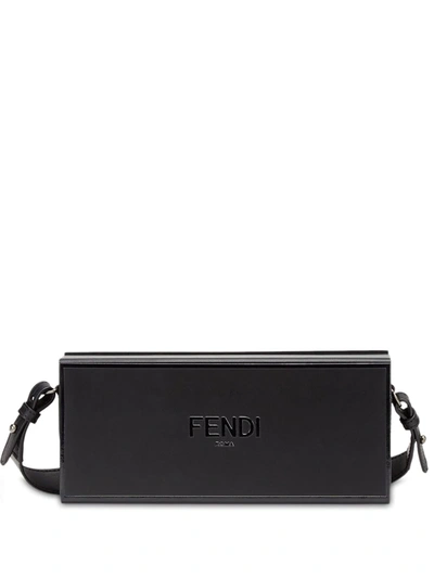 Shop Fendi Horizontal Box Bag In Black