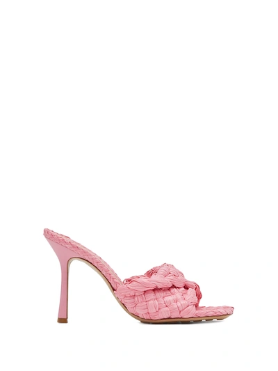 Shop Bottega Veneta Stretch Sandals In Blossom
