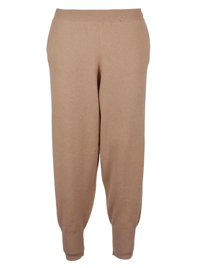 Shop Stella Mccartney Cashmere Trousers In Camel