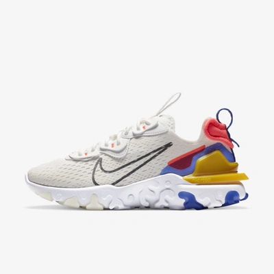 Shop Nike React Vision Women's Shoe (summit White) - Clearance Sale In Summit White,astronomy Blue,dark Sulfur,iron Grey