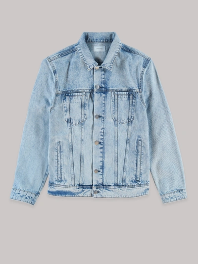 Shop Amendi Bill Denim Jacket In Arctic Ice