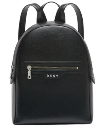Shop Dkny Polly Backpack In Black/silver