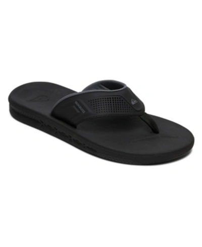 Shop Quiksilver Current Men's Footware Sandal In Black, Gray, Brown