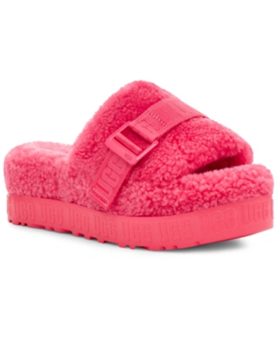 Shop Ugg Women's Fluffita Slippers In Strawberry Sorbet