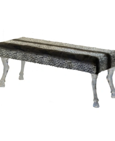 Shop Ab Home Acrylic Bench In Multi