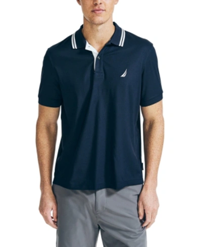 Shop Nautica Men's Navtech Performance Wicking Classic Fit Polo Shirt In Navy