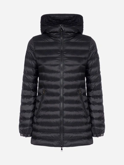 Shop Moncler Ments Hooded Quilted Nylon Down Jacket