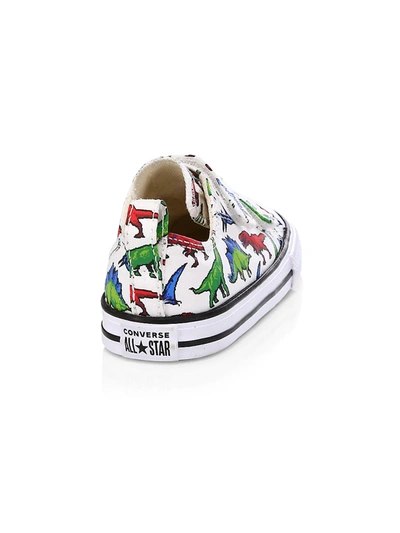 Shop Converse Little Boy's And Boy's Digital Dinoverse Chuck Taylor All Star Sneakers In White Multi