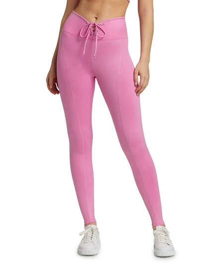 Shop Year Of Ours Gloss Football Leggings In Pink